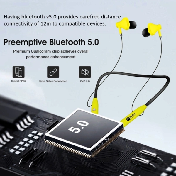 BEPRO Pantone Series" to "Pantone Series with 30hrs Nonstop Playback Bluetooth Headphon - Yellow