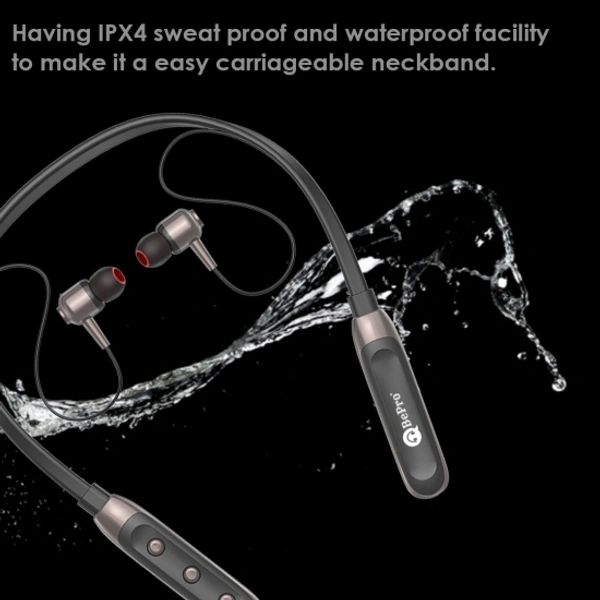 BEPRO TANDAV_002 Bluetooth Headset - Gray & Golden