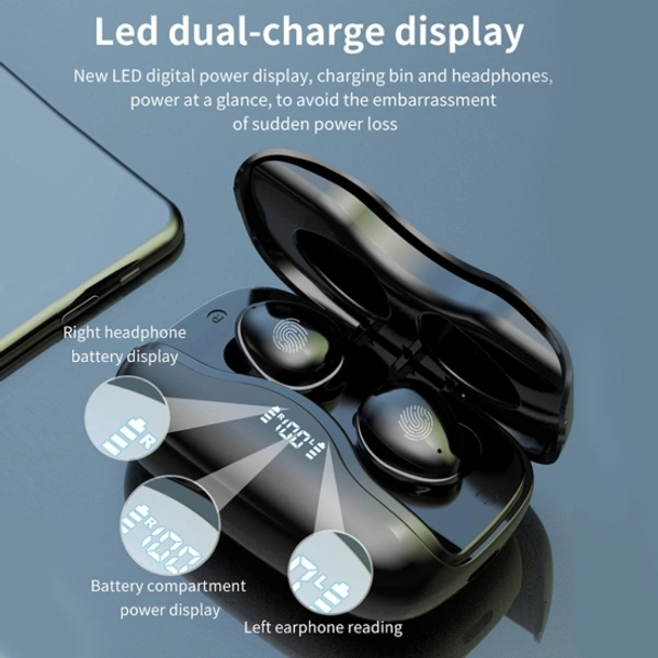 BEPRO Transformer TWS Bluetooth Headset - Black