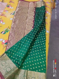 Cotton Silk Sarees   - Green