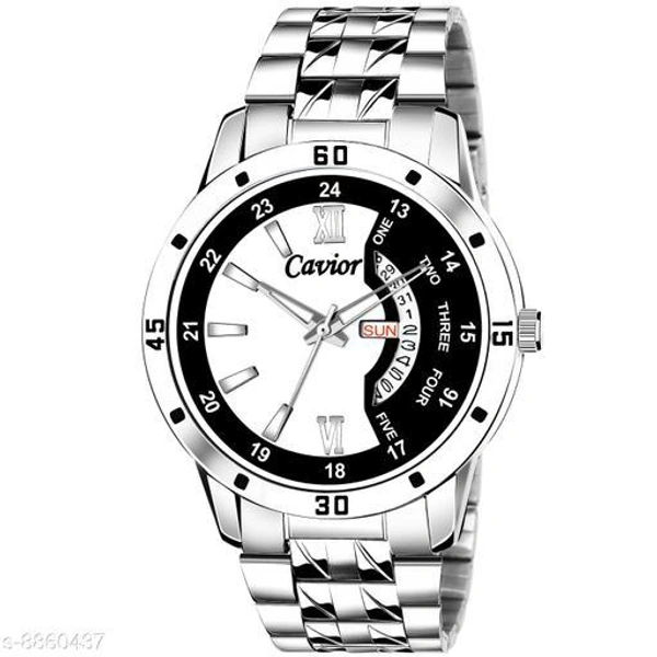 Trendy Men Watch  - Black, Free Size