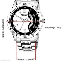Trendy Men Watch  - Black, Free Size