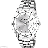 Trendy Men Watch  - White