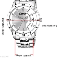 Trendy Men Watch  - White