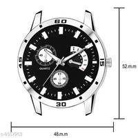 Classy Men Sliver Stainless Steel Analog Watch