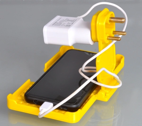 Mobile Holder Red Color Charging Pad Charging Pad - Yellow, Free