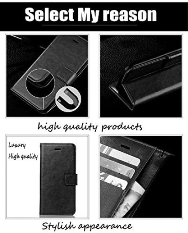 Filp Cover for MI Redmi 10 Prime - Black