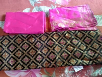 Women's Green Floral Zari Suits & Dress Materials - Un Stitched