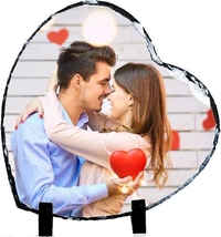 SHASTA SHOPPING Photo Printed Stone – Heart - 10/10inc
