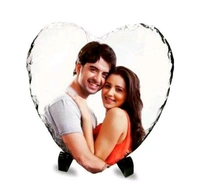 SHASTA SHOPPING Photo Printed Stone – Heart - 10/10inc
