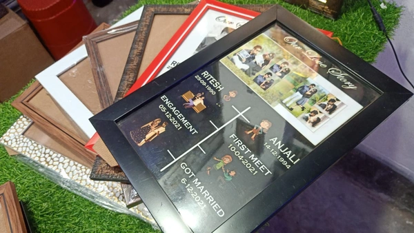 Shasta Shopping  8/12 Photo Frame  - Brown, 8/12
