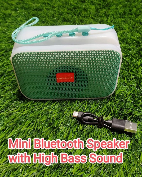 ROCK MUSIC ROCK MUSIC RM BT- 597FMLD Bluetooth Speakers 5 W Bluetooth Speaker - Red