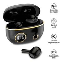 reason Bassbuds Vista Wireless Earbuds 12 hour battery Backup Bluetooth Headset - Black