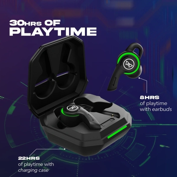 Wings Phantom 200 Wireless Earbuds - Black