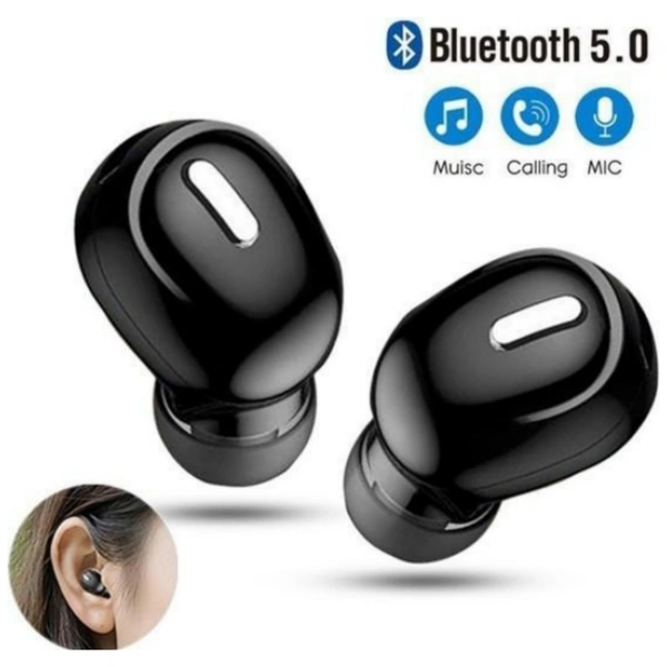 mimi t9 single ear bluetooth headphones Bluetooth Headset - Black