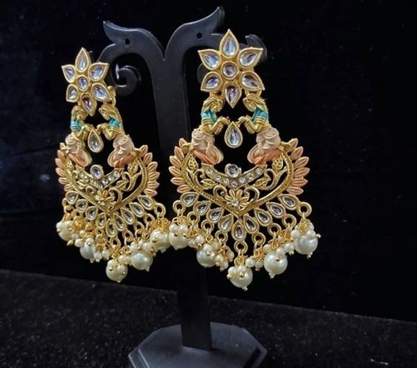 Shimmering Crafted Earrings