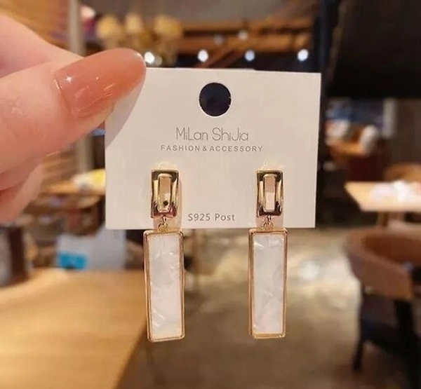 Gold Plated Crystal Earrings 