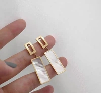Gold Plated Crystal Earrings 