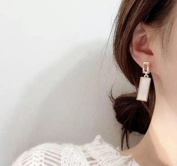 Gold Plated Crystal Earrings 