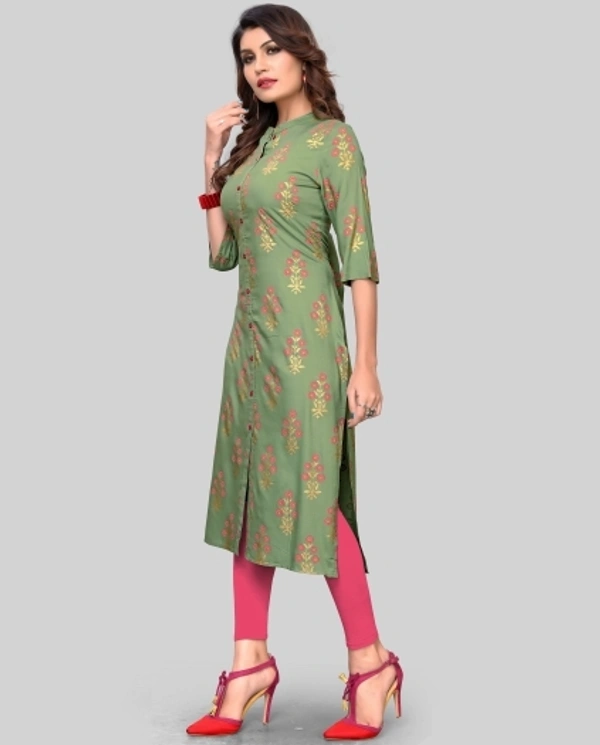Vbuyz Women Printed Straight Kurta