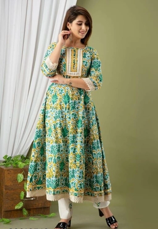 Printed Women Kurta And Dupatta Set  - XL, L, M, XXL