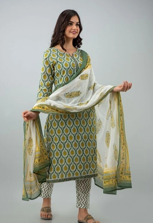 Vagis Beatiful Woment Kurta Dupatta Set  - S , M, L, XL, XXL , XXXL