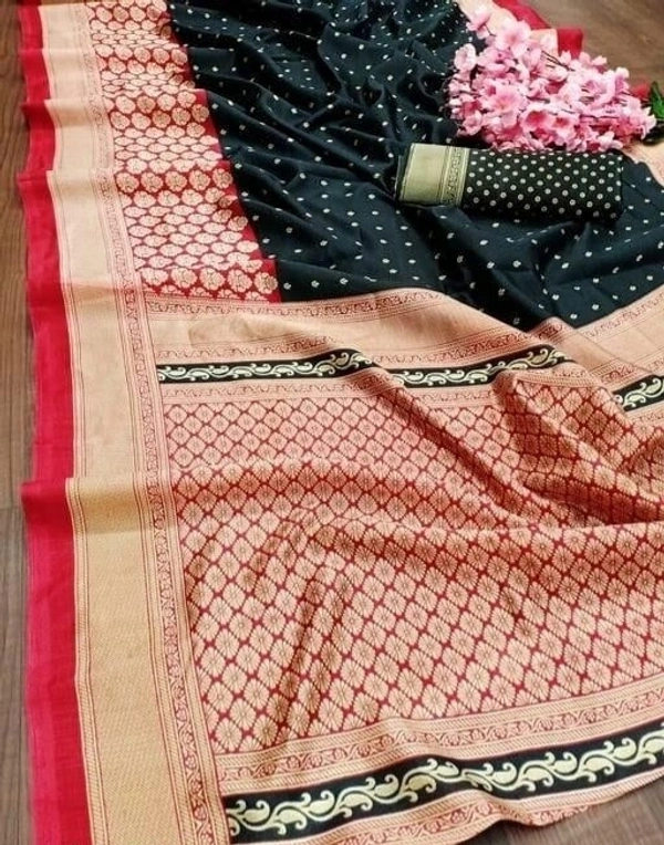 Printed Daily Wear Art Silk Sarees  - Free Size 