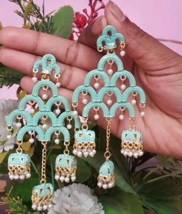 Unique Graceful Earrings  - Free Size