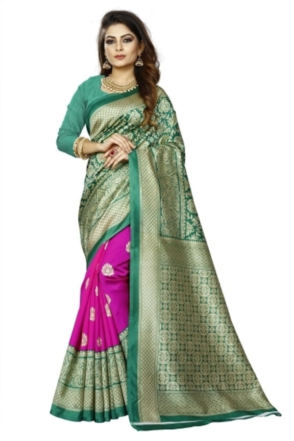 Fashion Art Silk ( Light Green ) - free Size 