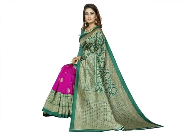 Fashion Art Silk ( Light Green ) - free Size 