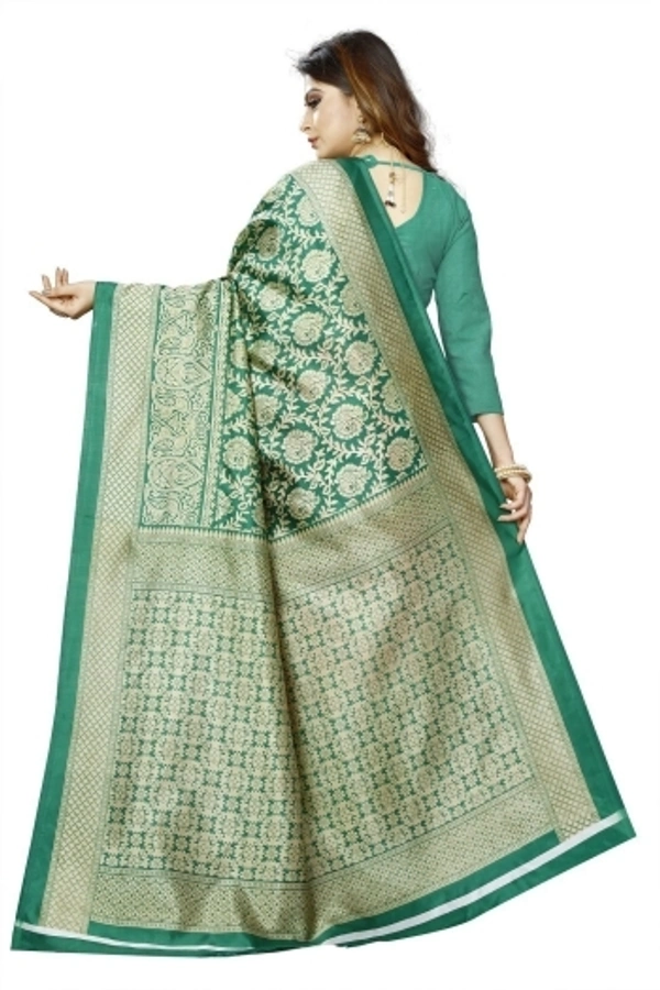 Fashion Art Silk ( Light Green ) - free Size 