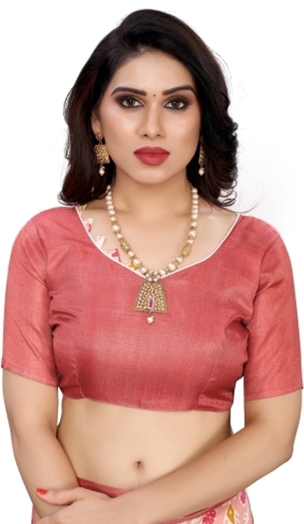 Printed Fashion Khadi Silk Saree - Free Size 