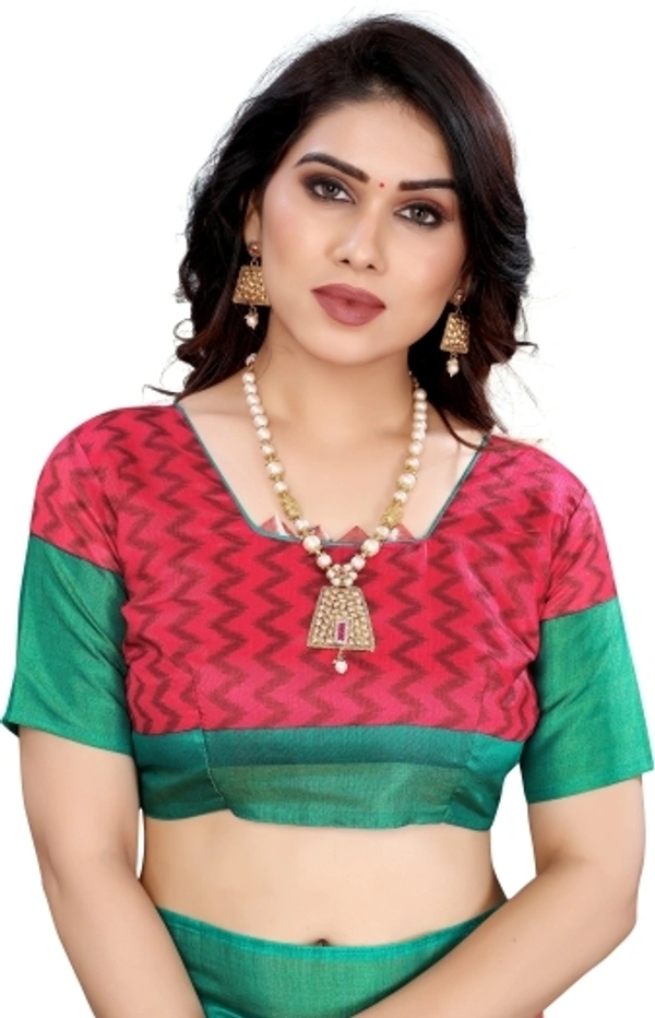 Animal Printed Cotton Silk Sarees  - Free Size 