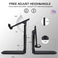 The Smart House Mobile Holder Stand Adjustable And Foldable For Phones Compatible With All Mobile Phones / Ipad 