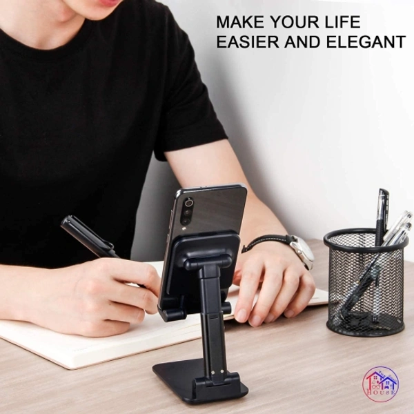 The Smart House Mobile Holder Stand Adjustable And Foldable For Phones Compatible With All Mobile Phones / Ipad 