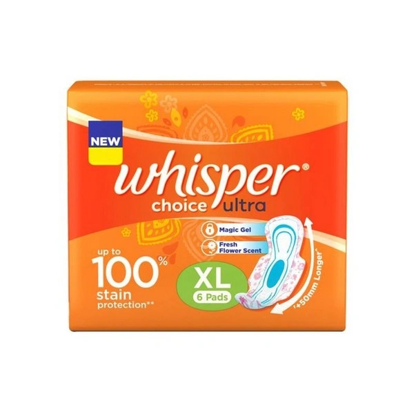 Whisper Ultra Choice XL - 6 Pads