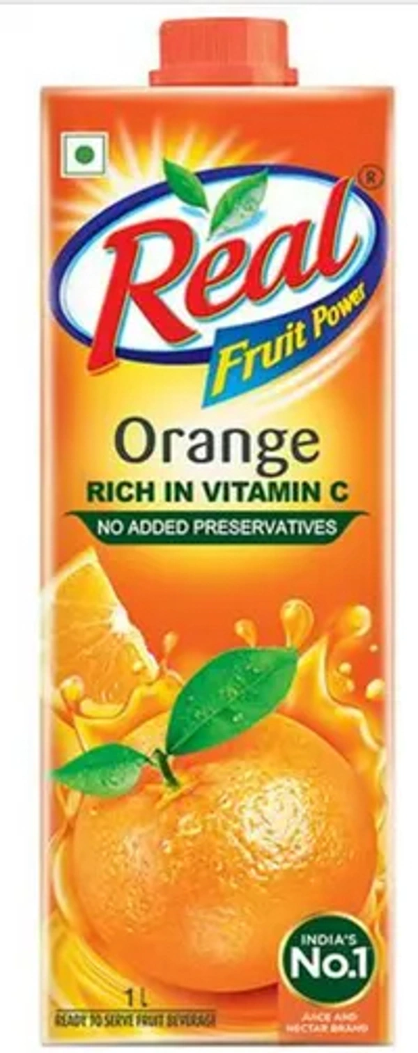 Real Orange Juice 1 Lit