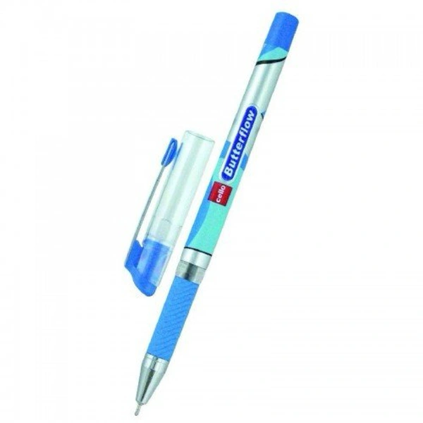 Cello Butterflow Blue Ball Pen