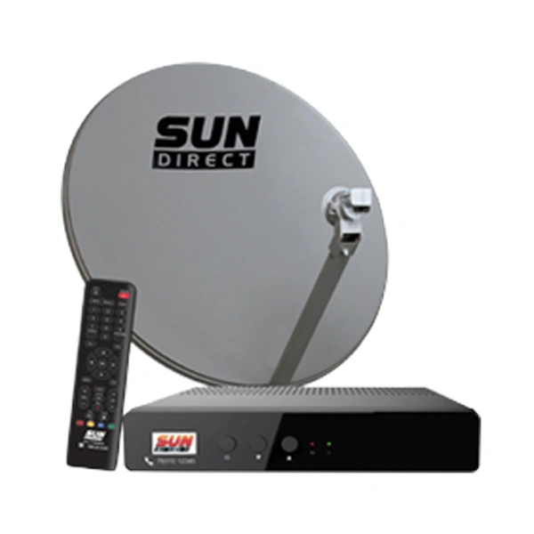 Sun Diract SD Box With 1 Month Free Package - 💥 Exam discount on online pay, Free, Cash On Delivery Available