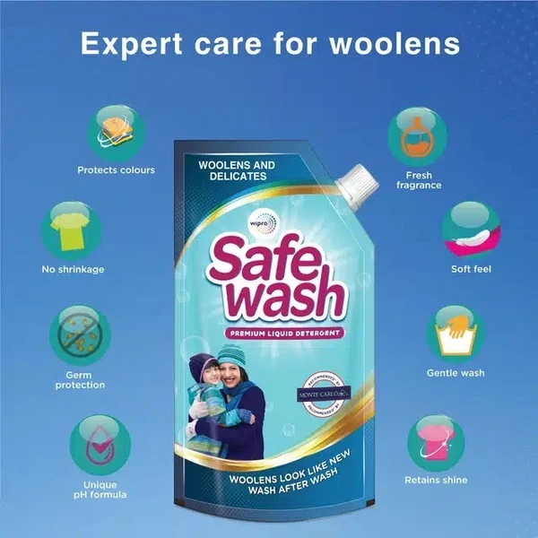 Safewash Woollen Wash 2X1 Kg (Buy 1 Get 1 Free)