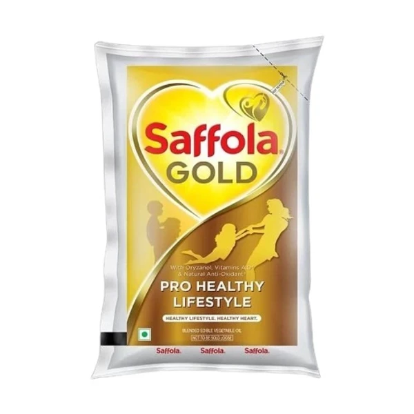 Saffola Gold Edible Oil - 1 Ltr - 1 ltr
