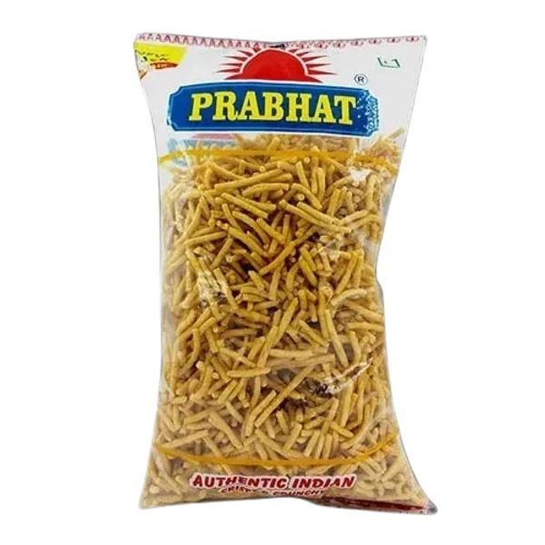 Prabhat Garlic Sev - 400 gm - 400 gm, Non-returnable