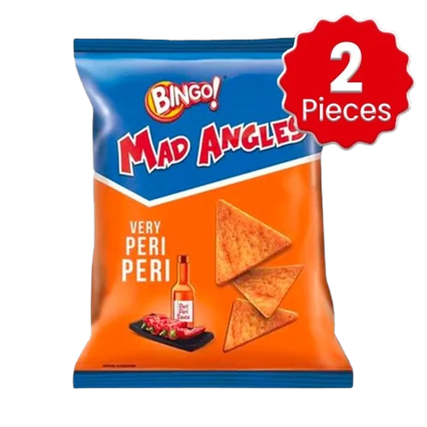 Bingo Mad Angles Very Peri Peri - 66 gm x 2