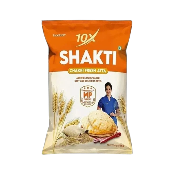 10X Shakti Chakki Fresh Atta - 5 kg