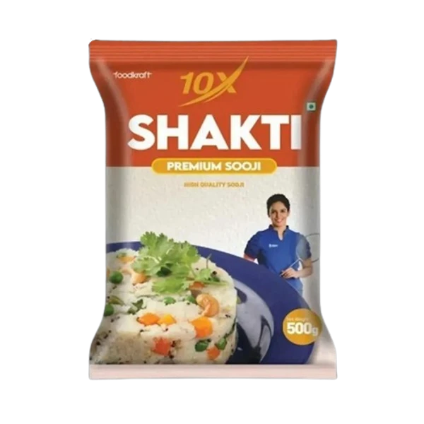 10X Shakti Premium Sooji - 500 gm