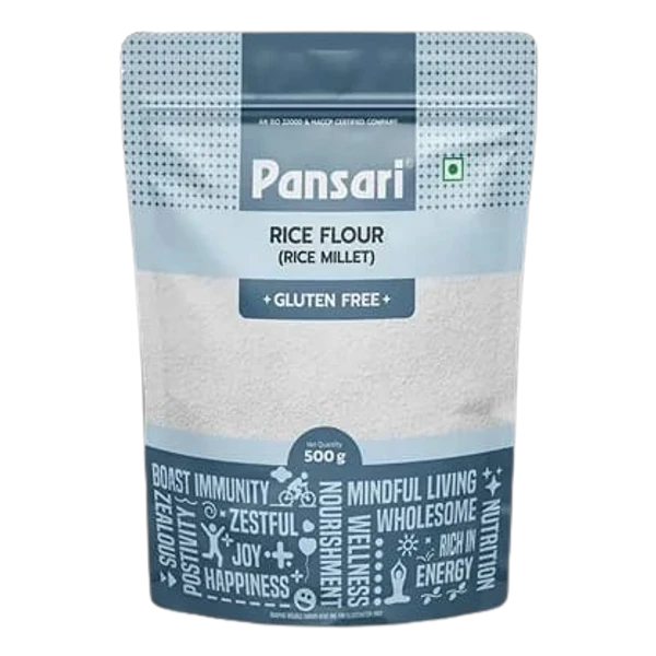 Pansari Rice Atta - 500 gm