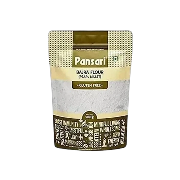 Pansari Bajra Atta (Pearl Millet) - 500 gm - 500 gm