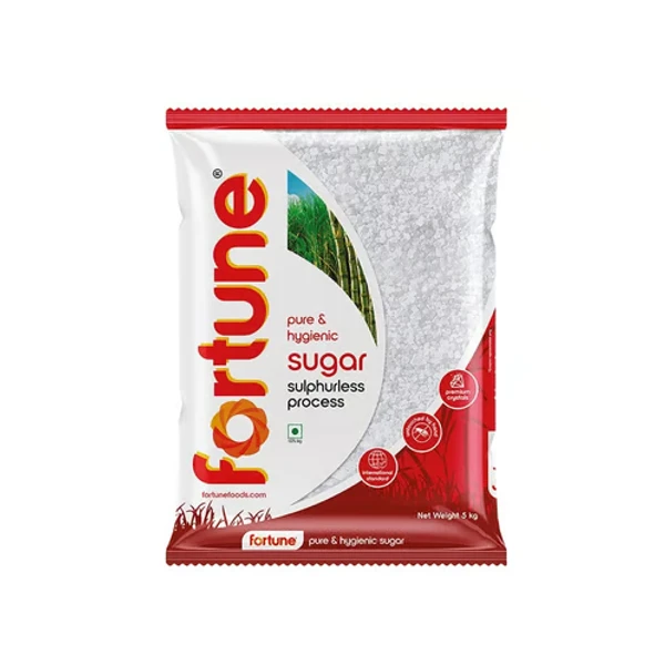 Fortune Sulphurless Sugar (5 kg) - 5 Kg