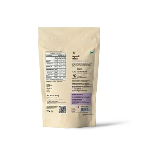 Organic Tattva Organic Brown Sugar - 500 g