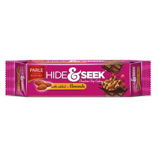 Parle Hide & Seek Chocolate & Almonds, 100g - 100 g (Pack of 1), Chocolate